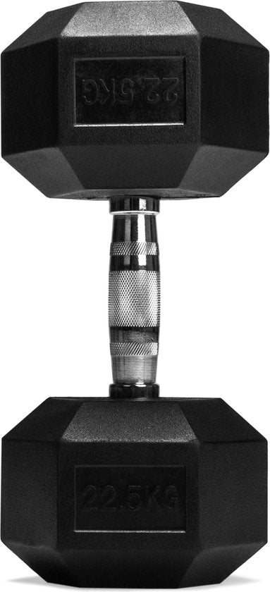 VirtuFit Hexa Dumbbell Pro - 22,5 kg - Hexagon Dumbbell - Krachttraining - Per Stuk