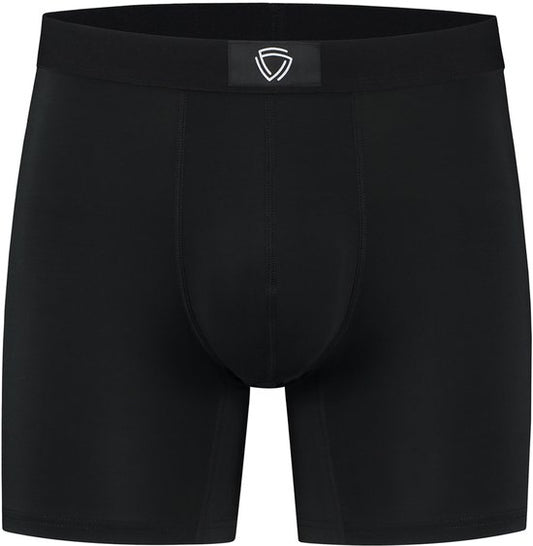 Fibershirts Anti-Zweet Boxershort - Ingebouwde Zweetpad - Ademend MicroModal - Anti-Transpiratie - Heren - Maat L - Zwart
