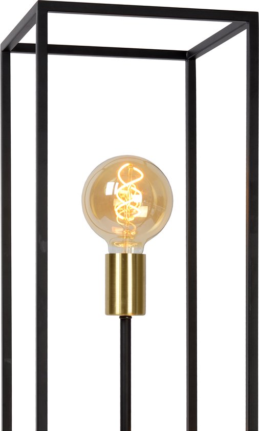 Lucide RUBEN - Vloerlamp - 3xE27 - Zwart
