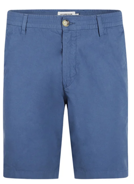 McGregor Poplin Shorts - Medium Blue - 36 - Regular Fit