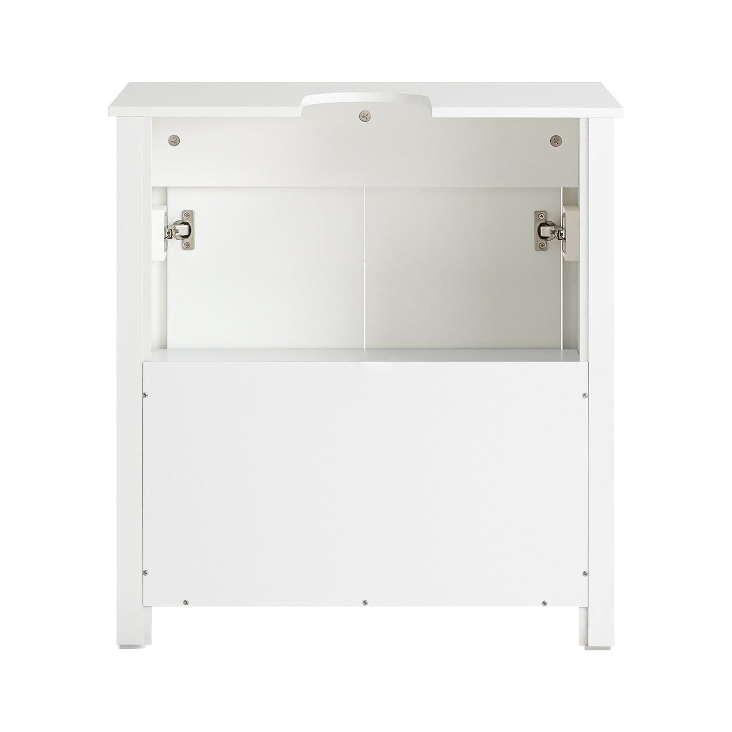 SoBuy Wastafel Onderkast - 2 deurs - 60 x 34 x 65,5 cm - Wit