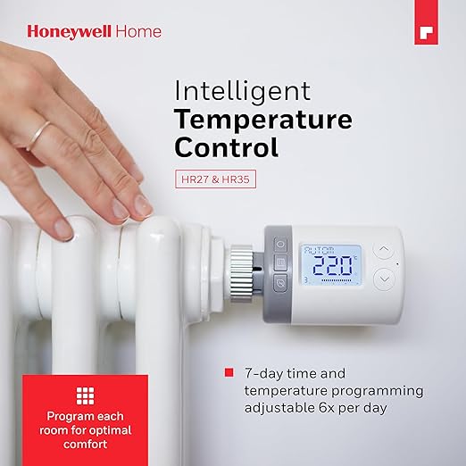 2x Honeywell Rondostat HR27 Thermostaat