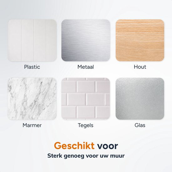 Skoov Zelfklevende haakjes - 15 stuks -Plak spijker - Ophang haken - Schilderij - Systeem - Sleutel - Klevende - Transparant