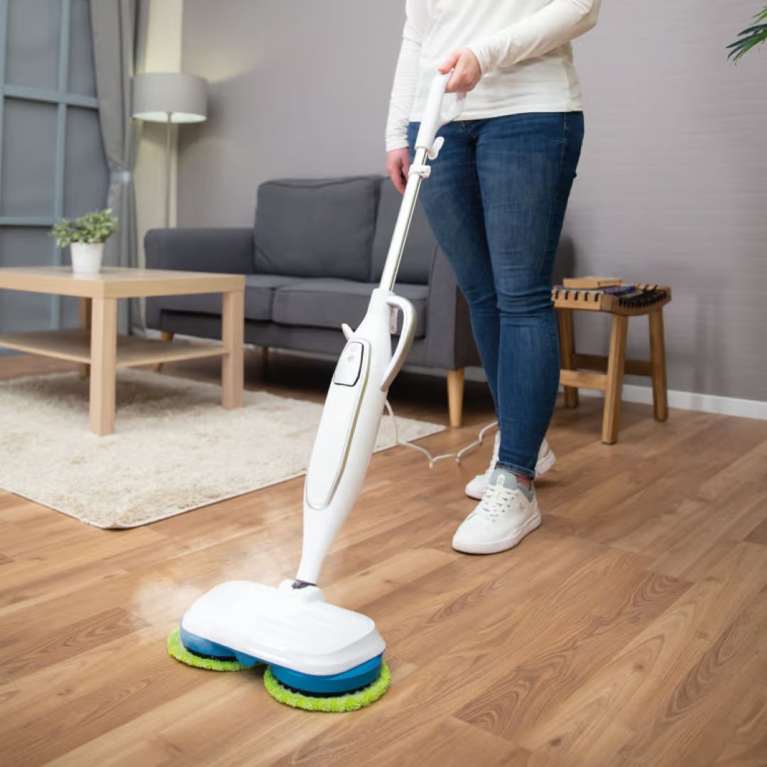 Livington Steam Twister Stoomreiniger - Roterende Reinigingskop - 3-Staps Dampfregeling - Inclusief Accessoires