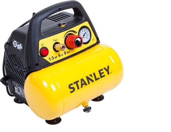 STANLEY DN200/8/6 Luchtcompressor 8 bar Olievrij