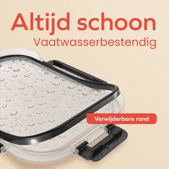 KitchenBrothers Meal Prep Bakjes Set - Glazen Vershoudbakjes - Luchtdicht - BPA-vrij - Diepvriesbakjes - Bewaarbakjes - 6,79L - Glas - 12 Stuks