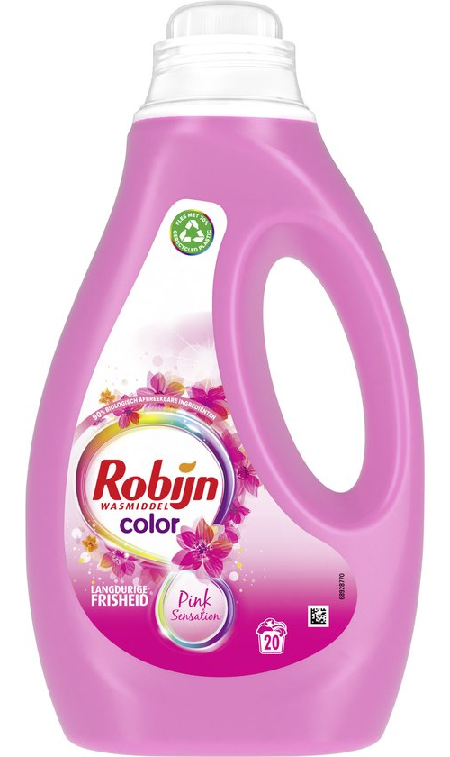 Robijn Color Pink Sensation Vloeibaar Wasmiddel 20 wasbeurten
