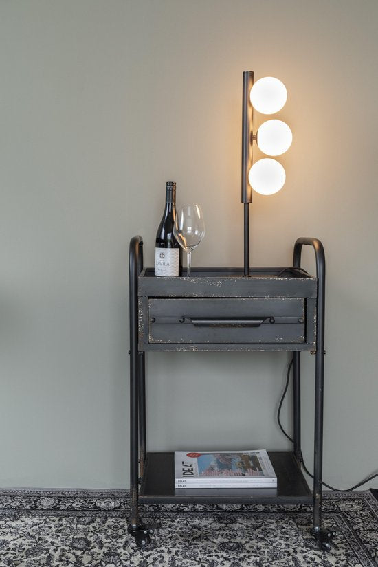 Staerkk Tafellamp - Zwart - 230V - 15x15x61cm