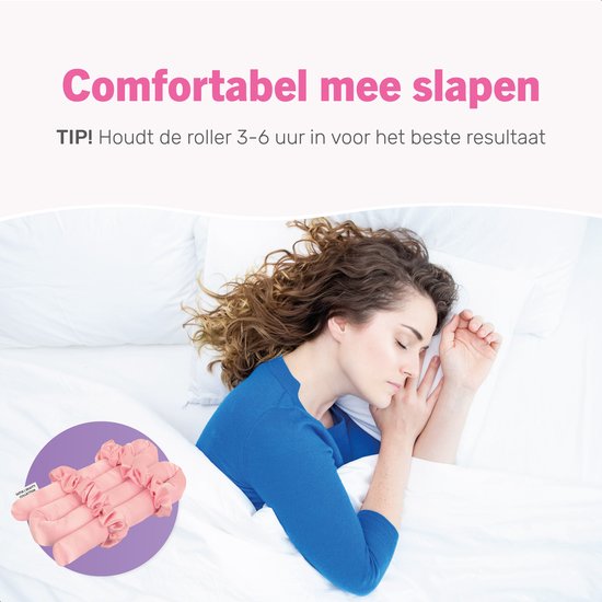 Soft & Silky Heatless curls - Satin - Incl. 2 scrunchies en 1 haarklip - Haarrollers - Krulspelden - Krullen zonder hitte - Haarkruller - Krullend haar producten