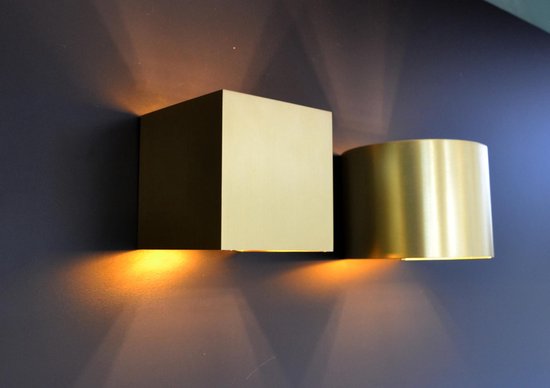 Lucide XIO - Wandlamp - LED Dimbaar - G9 - 1x3,5W 2700K - Verstelbare stralingshoek - Mat Goud / Messing