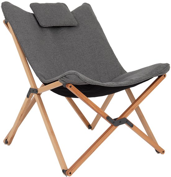 Bo-Camp - Urban Outdoor - Relaxstoel - Wembley - M - Nika - Grijs