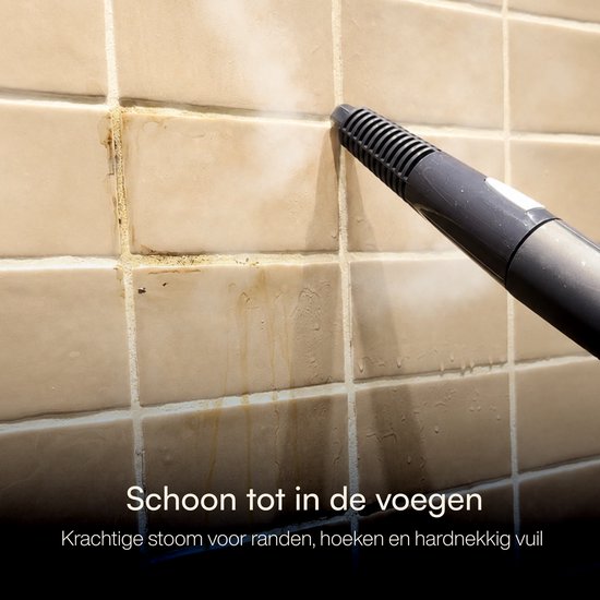 Samako Halo Stoomreiniger 1500W - Vloerreiniger met Instelbare Stoomstand - 15 Accessoires - 40min Stomen - Voegenreiniger voor Badkamer en Keuken - Blauw