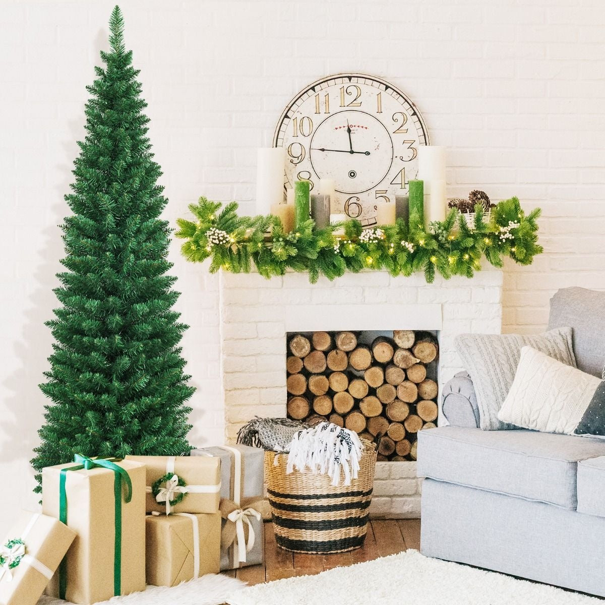 Coast Kunstkerstboom Kerstboom met 1.000 PVC Sparrennaalden - Groen - 180cm