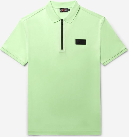 AB Lifestyle Platinum Poloshirt Heren - Slim Fit - Pastel Green - Maat XS