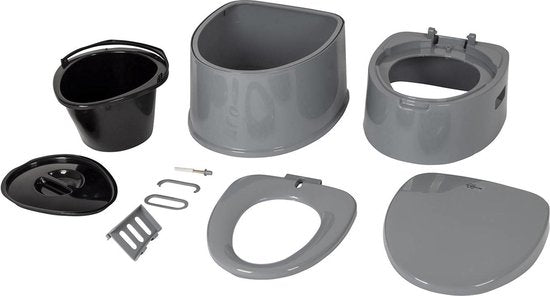 Bo-Camp - Draagbaar toilet deelbaar - 7 Liter - Compact