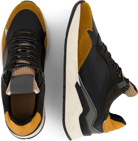 DenBroeck Baxter St. - Casual Leren herensneakers - Grijs - Maat 44