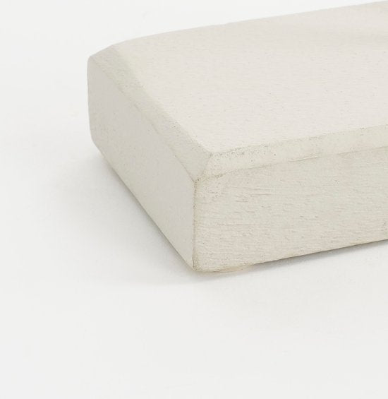Mica Decorations Pastina Ornament op Voet - L7 x B17 x H38 cm - FSC 100% Mangohout - Off White