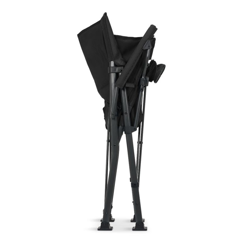 Trvlmore Campingstoel Ergonomisch - Zwart - Verstelbare rugleuning 100 cm - Draagvermogen 120 kg