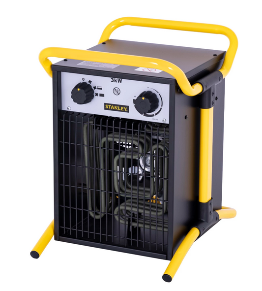 Stanley Werkplaatskachel 3000 W - 45 x 30 x 20 cm - krachtig en compact