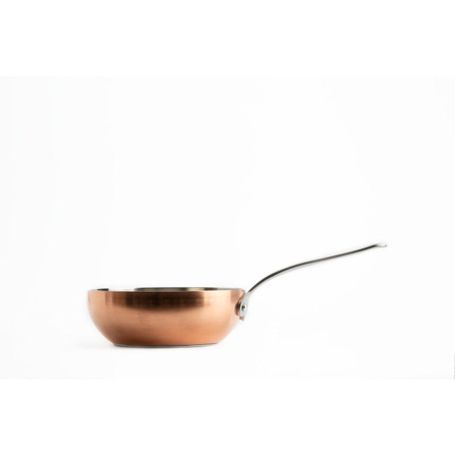 Mauviel Steelpan - 3 Laags - 18cm Diameter - 1,25L - Koper, RVS & Aluminium