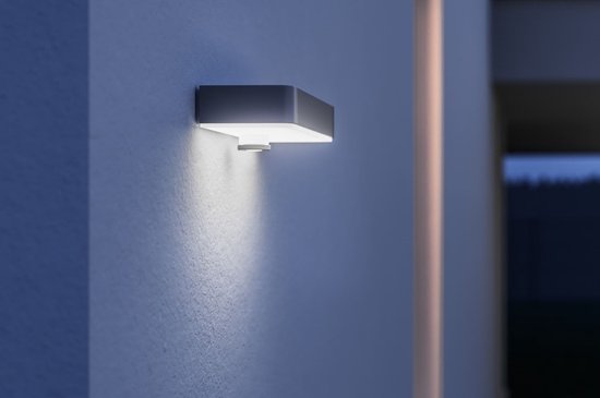 Steinel Solar Buitenlamp met Bewegingssensor XSolar SOL-O S - LED Wandlamp op zonne-energie - Antraciet