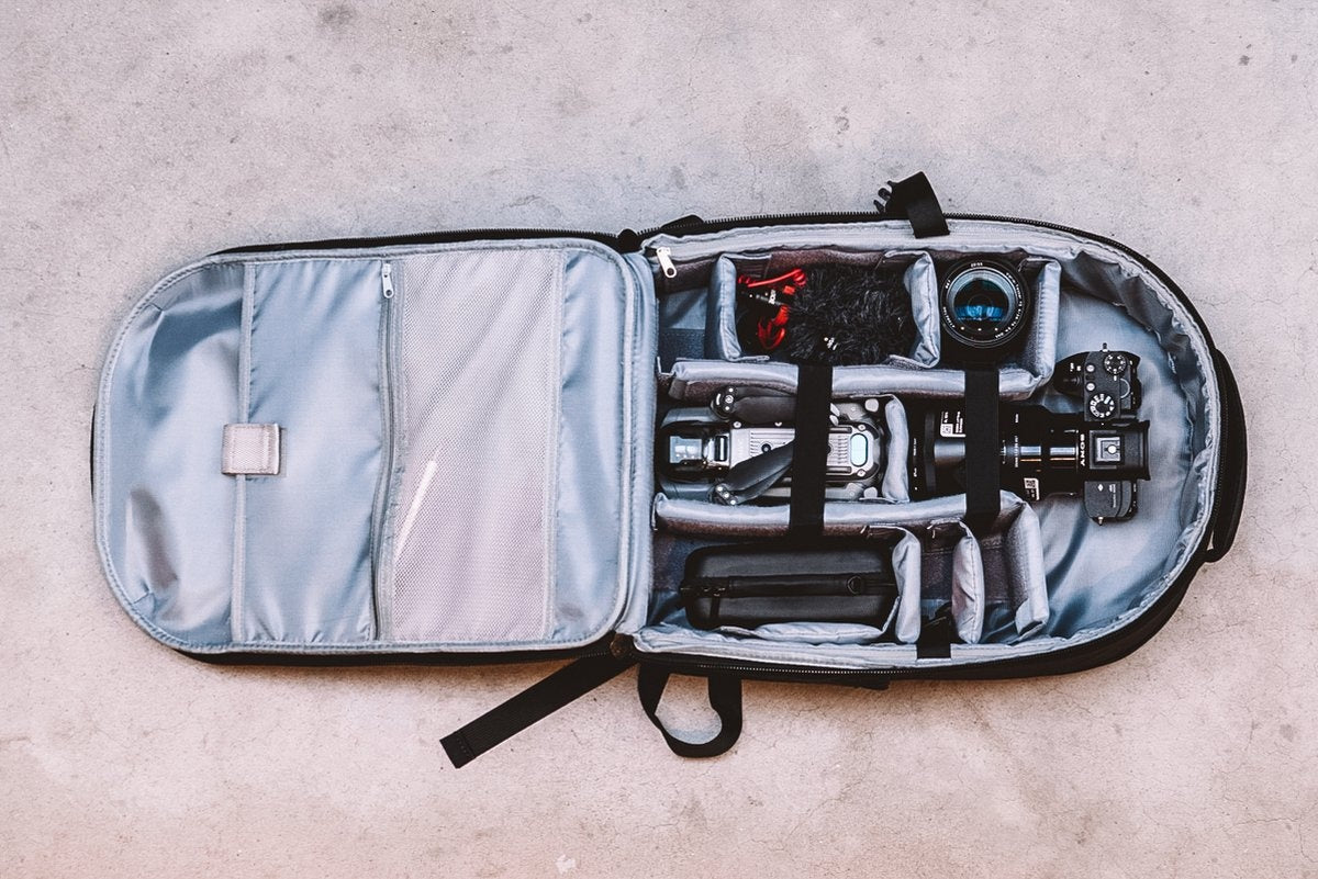 ONYX Cameratas met laptopvak - Spiegelreflexcamera rugzak - Spatwaterbestendig - Drones - Hardcase reistas
