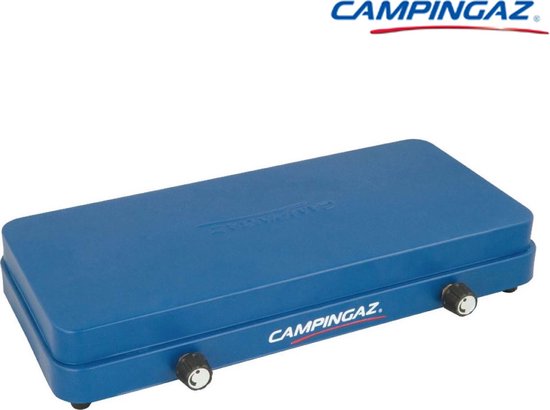 Campingaz Base Camp Camping kooktoestel - 2 pits camping gas kooktoestel - 2x 1600 Watt - blauw