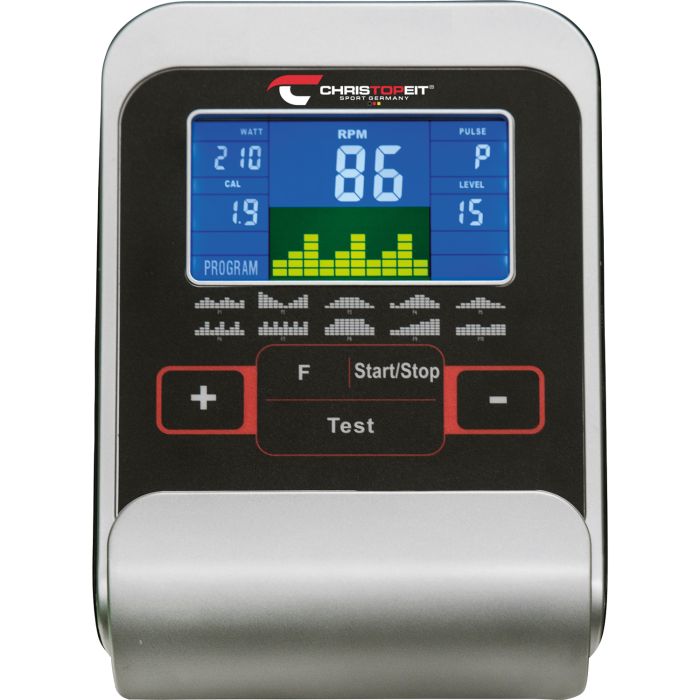 Christopeit AL2 II Hometrainer - Ergometer - 24 Weerstanden - 10 Programma’s - Tablethouder - Zwart