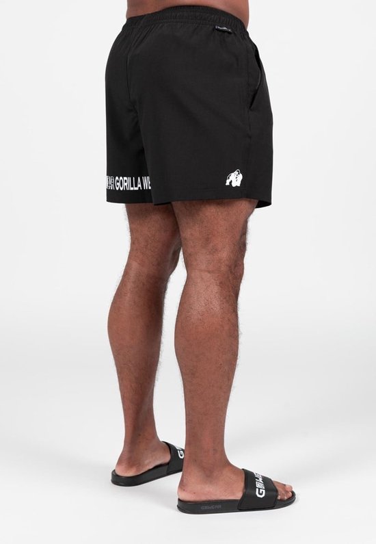 Gorilla Wear Otis Zwembroek - Korte Broek - Zwart - M