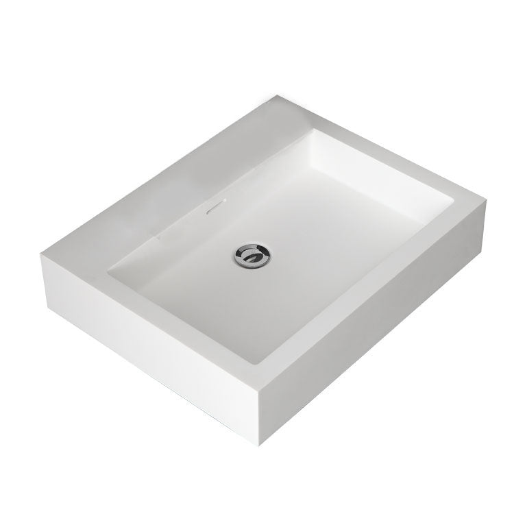 Wastafel LP4506-0 wit glanzend 60x48 cm