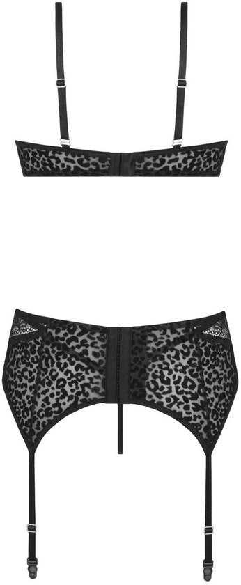 3-delig Lingerie-setje Sanne -zwart
