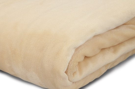 alpina Elektrische Deken - Warmtedeken 1 Persoons - Bovendeken - 10 Standen - 130x180cm - Beige