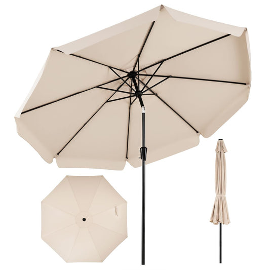 Coast parasol kantelbaar - 3 meter diameter - metalen stok - beige