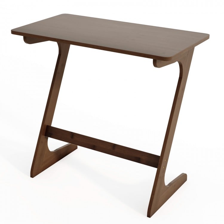 Coast Z-vormige Bijzettafel Bamboe Bruin/Naturel – 76 x 41 x 71 cm – Sofa Side Table