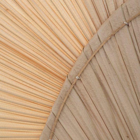 Atmosphera Selma wanddecoratie palmblad 70x4x70cm - Naturel