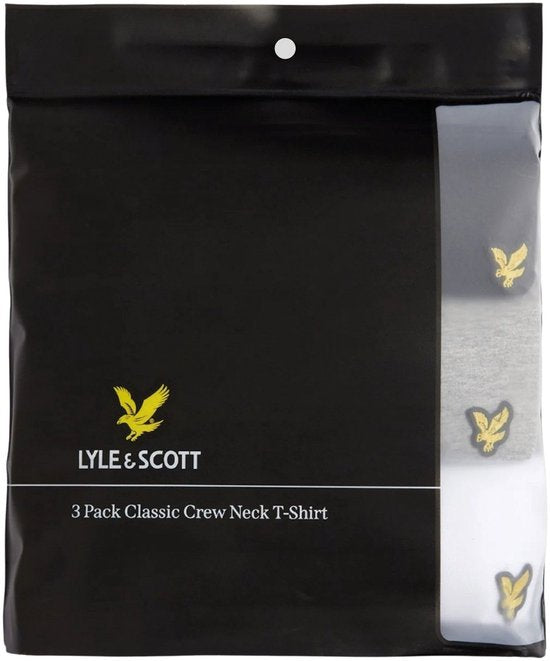 Lyle & Scott Basic Lounge Shirt Heren (3-pack) - Maat XXL