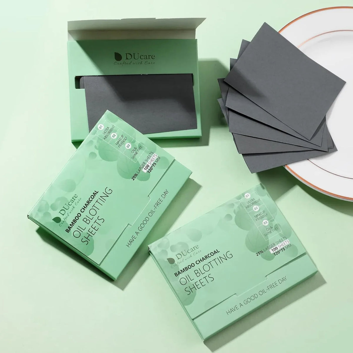 DUcare Oil Blotting Sheets voor Gezicht - 100 Stuks