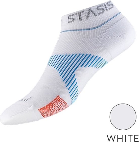NeuroSocks NoShow wit S (35-38) - - Sokken - welzijn - Tijdens het werk, het sporten en de vrije tijd - Neuro Tech Patroon "VOXX HPT Pattern"