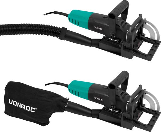 VONROC Lamellenfrees 900W – Deuvelfrees – Incl. 50 lamellen (mt. 20) en stofopvangzak