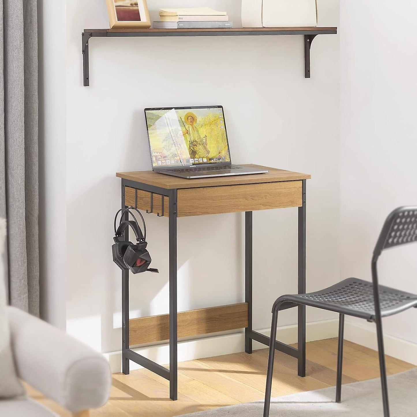 SoBuy - bureau - Zwart - 60x40x77 cm
