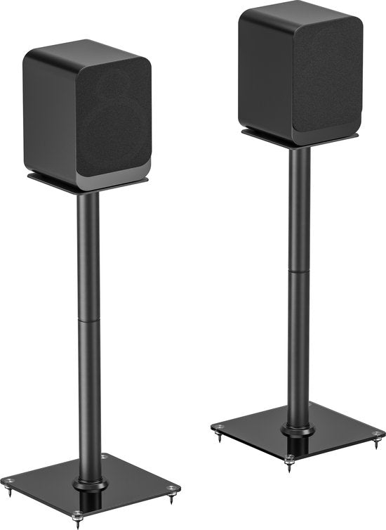 VDD Gaming Speaker Standaard - Universele Speaker Standaard - Vloerstandaard - Luidspreker Standaard - set van 2 stuks - 76.5 cm hoog - 25 kg belastbaar