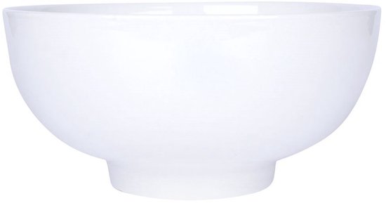 Schaal Porselein Wit 20 cm, 1,6 l - Fruitschaal - Serveerschaal - Schaaltje