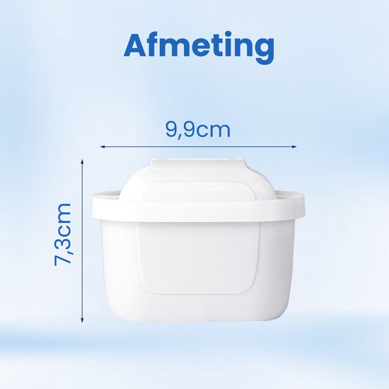 Saaf Filterpatronen geschikt voor Brita - 6 Stuks - Waterfilter - Filter voor o.a. Maxtra - Wit