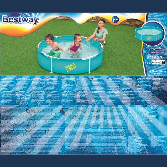 Bestway Zwembad My First Frame Pool 152 cm