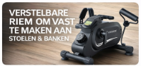 HELDENWERK – Pro Pedaaltrainer & Stoelfiets – Zwart Staal – TÜV/GS-Getest & Extra Stil – Met Bevestigingsband & Fitnessbanden – Voor Senioren & Revalidatie – Vergelijkingswinnaar