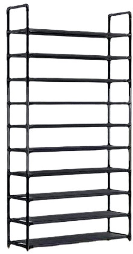 Schoenenrek XXL - 10 Laags - 86x28x175 cm - voor 40 tot 50 paar Schoenen