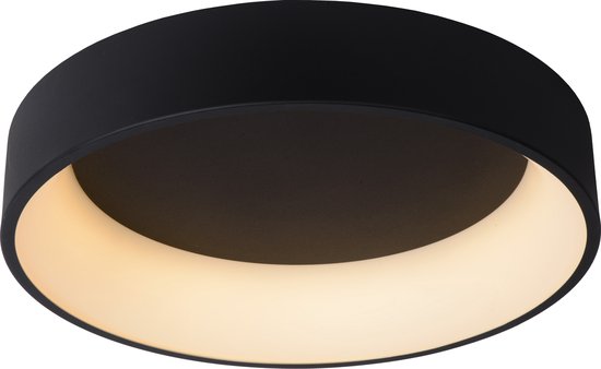 Lucide TALOWE LED - Plafonnière (Plafondlamp) - Ø 60 cm - LED Dimbaar - 1x42W 3000K - Zwart