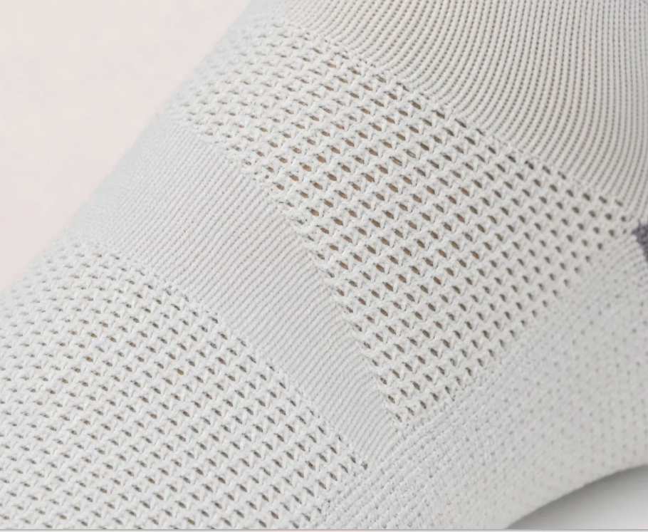 Fibershirts Sokken - Wit - Kort - Anti-Slip, Geurwerend