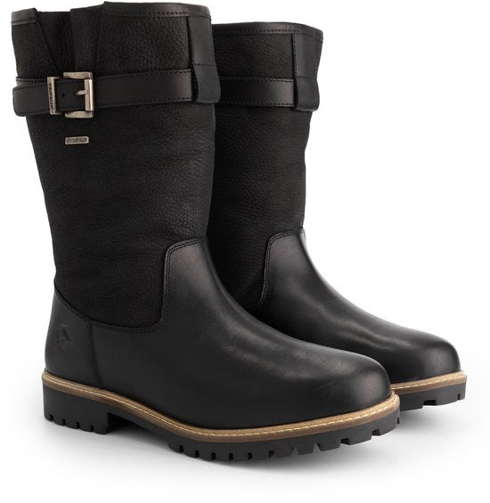 Travelin' Vrangen Heren - Outdoorlaarzen - Wol gevoerd - Zwart
