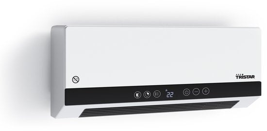 Tristar KA-5210 Elektrische Keramische Kachel – 2000W – Met Timer, Afstandsbediening & Ventilatiefunctie – Wandmontage – Energiezuinig